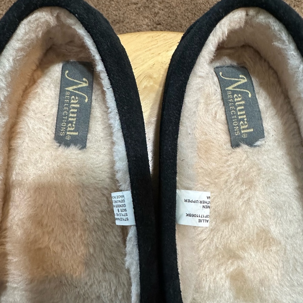 Natural Refections suede slippers - Picture 3 of 4